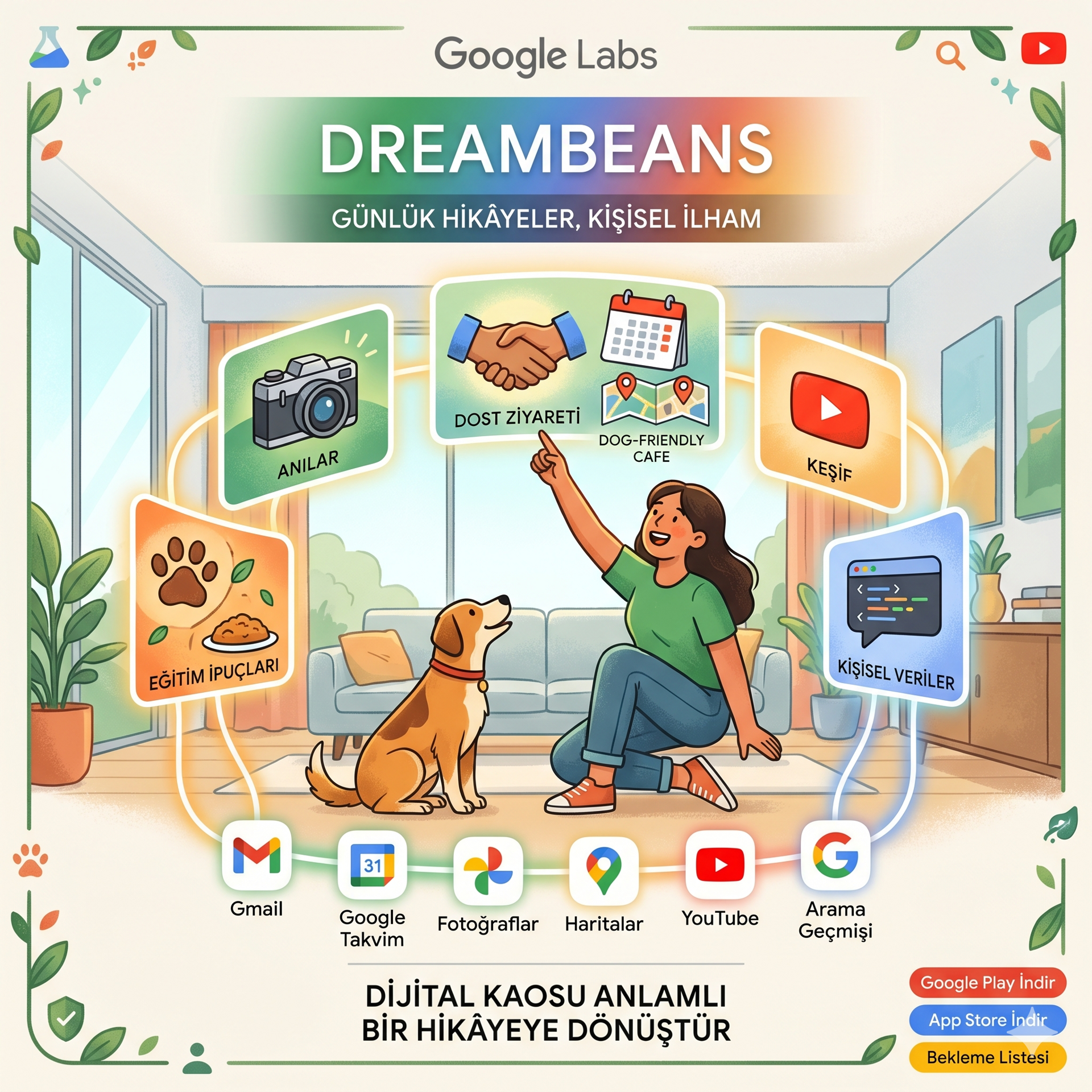 Günlük Hikaye Oluşturan Google Labs Dreambeans ile Tanışın
